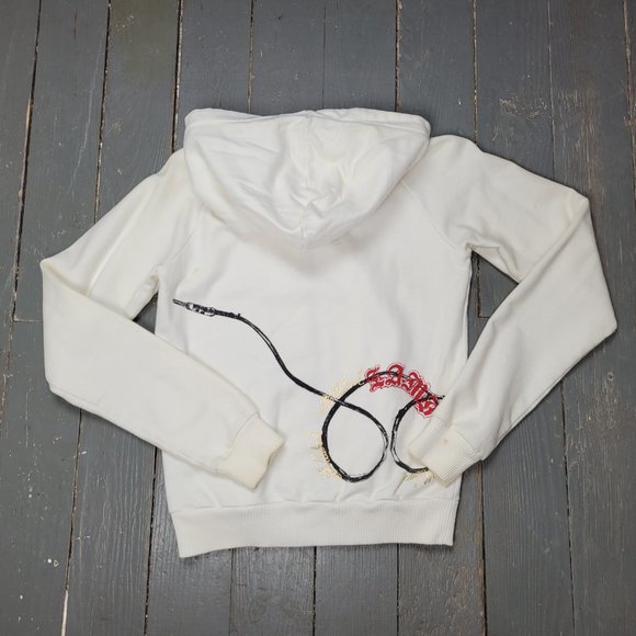 LAMB L.A.M.B Gwen Stefani Rare Zip Hoodie Early 2000s 2006? Womens Size Small - Picture 5 of 12